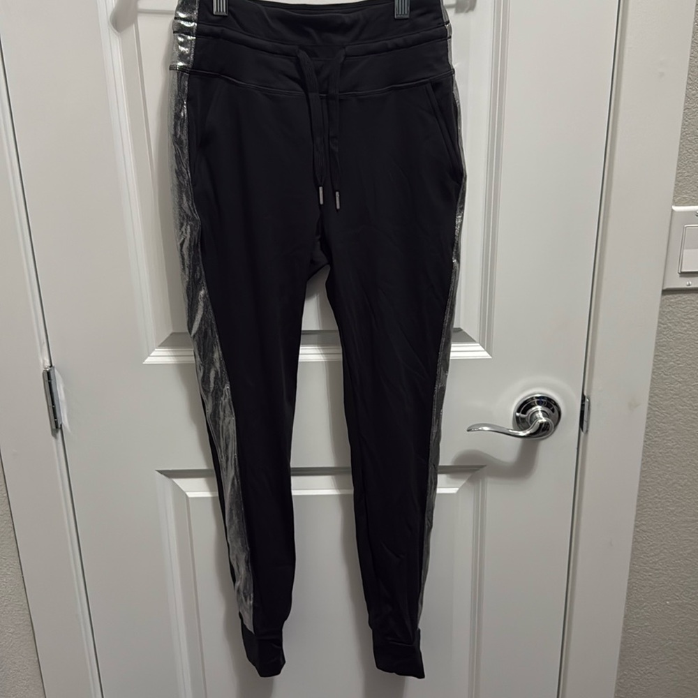 HALARA Black and Silver Track Pants